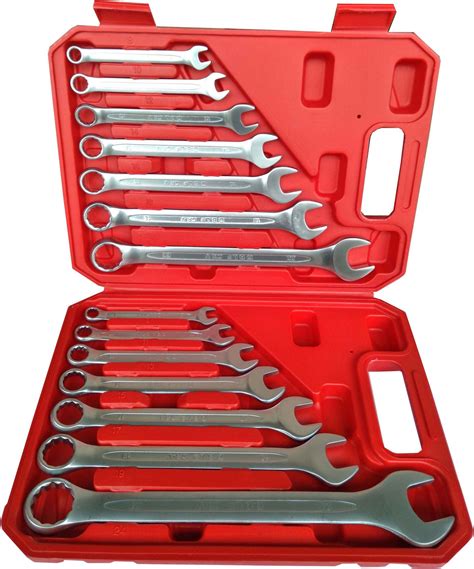 DBL Combination Spanner Set 14Pcs (Plastic Box) - Tisara Power Mart