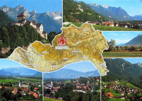 Large tourist map of Liechtenstein | Liechtenstein | Europe | Mapsland ...