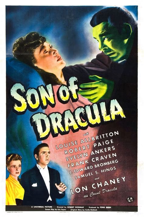 Son of Dracula (1943) - Black Horror Movies