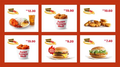 Menu McD Malaysia 2023 (Update Price List & Pict)