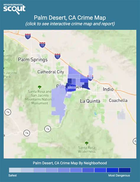 Palm Desert Crime Rates and Statistics - NeighborhoodScout