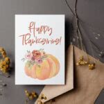 Thanksgiving Cards Printable Set - 10 Free Thanksgiving Cards