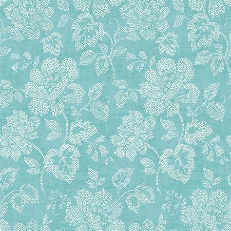 A-Street Tivoli Turquoise Floral Wallpaper-2702-22735 - The Home Depot