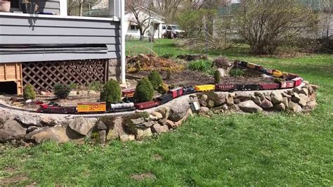 G Scale Train Layout, 4-20-19 - YouTube