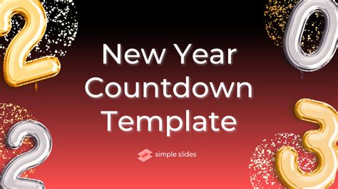 New Year Countdown | PowerPoint, Google Slides & Keynote Templates