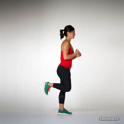 Jog on the Spot - Exercise How-to - Skimble Workout Trainer