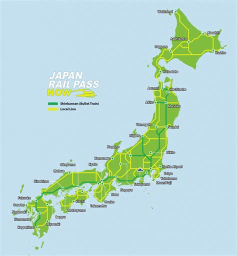 Map | Information | Japan Rail Pass