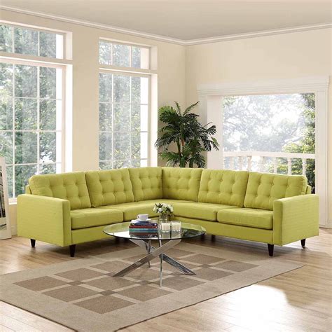 2024 Latest Yellow Sectional Sofas