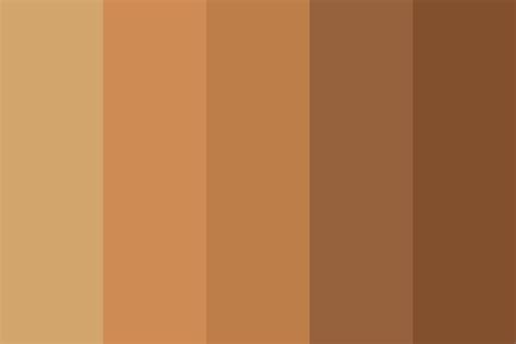 Beautiful Brown Color Palette