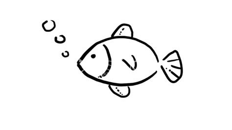 How To Draw A Simple Cartoon Fish