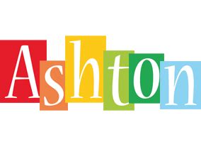 Ashton Logo | Name Logo Generator - Smoothie, Summer, Birthday, Kiddo, Colors Style