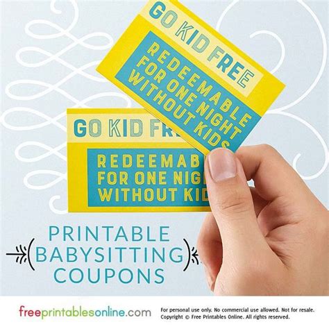 Babysitting Coupon - 15+ Examples, Illustrator, Design, Word, Pages ...