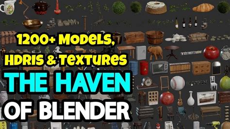 Blender Asset Browser | Poly Haven Asset Addon For Blender | Asset ...