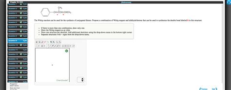 Solved The Wittig reaction can be used for the synthesis of | Chegg.com