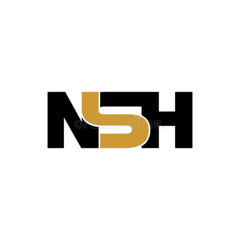 Letter NSH Simple Monogram Logo Icon Design. Stock Vector - Illustration of logo, font: 210839769