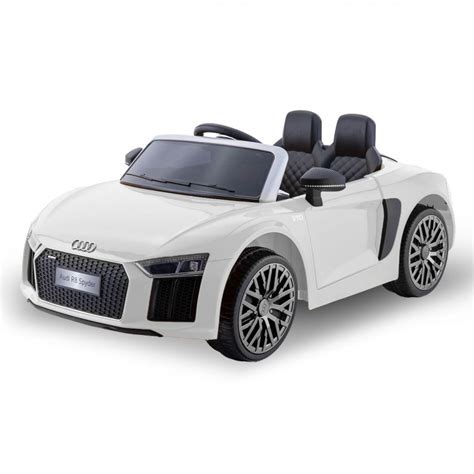 R8 Spyder Audi Licensed Kids Electric Ride On Car Remote Control White