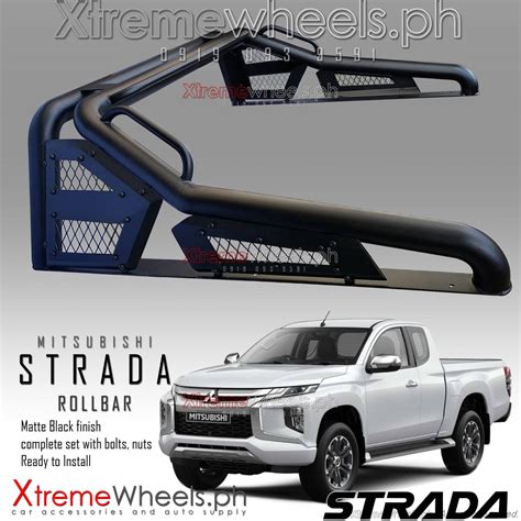 Mitsubishi Triton Strada 2015-2023 Pick Up Rollbar / Roll bar Mesh Type strada 2015 2016 2017 ...