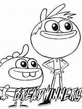 Colouring Breadwinners 3 sketch template