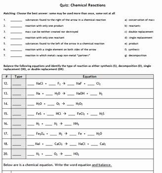 50 Conservation Of Mass Worksheet