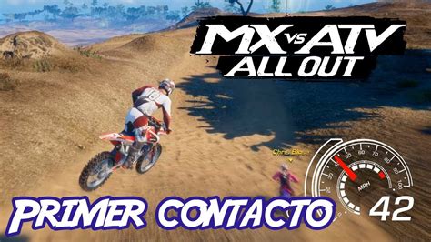 MX vs ATV All Out | Primer contacto | Gameplay Español - YouTube