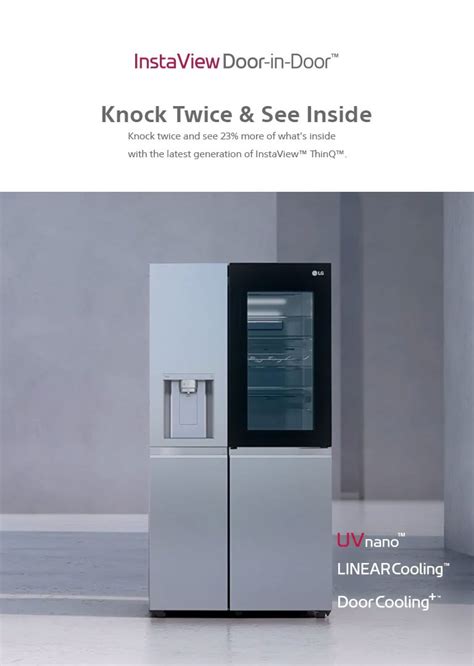 InstaView Door-in-Door™ Refrigerators | LG Levant