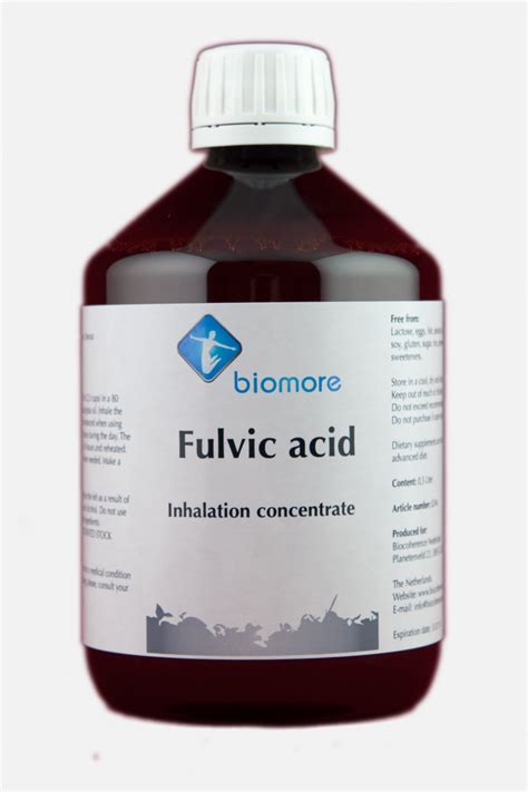 Fulvic Acid 100% pure (concentrate) | Biocoherence Nederland