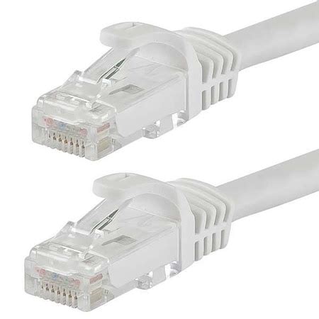 Monoprice Ethernet Cable, Cat 6, White, 10 ft. 9835 | Zoro