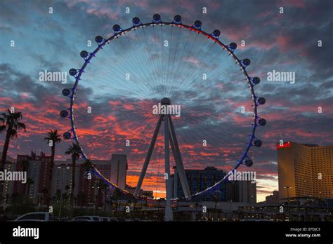 HIGH ROLLER FERRIS WHEEL LINQ HOTEL CASINO THE STRIP LAS VEGAS NEVADA ...