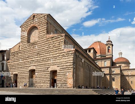 The Basilica of San Lorenzo (Basilica di San Lorenzo), Piazza San ...