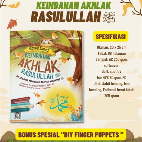 Buku Anak Pengantar Tidur Keindahan Akhlak Rasulullah 30 Kisah Teladan Interaksi Nabi | Toko ...