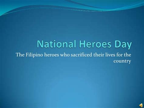 National Heroes Day – JattDiSite.com