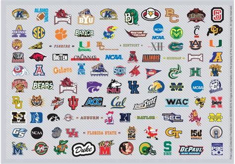 NCAA Basketball Logos Pt1 - Download Free Vector Art, Stock Graphics ...