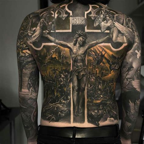 Pin on Back & chest tattoos