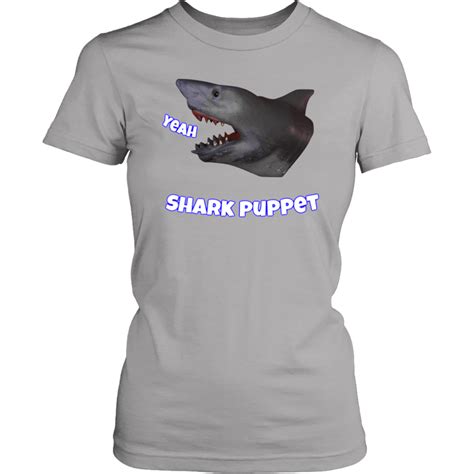 Shark puppet shark merch Funny T-Shirt - ShirtElephant Office