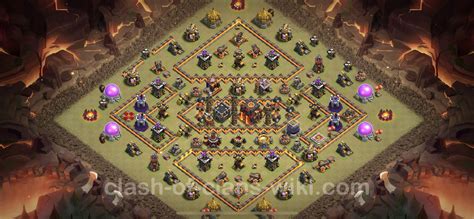 Best War Base TH10 with Link, Anti Everything 2023 - Town Hall Level 10 ...