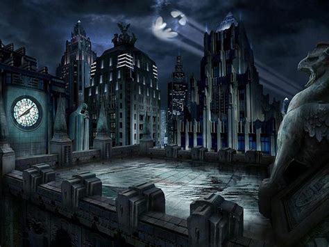 A Dark City movie poster that paints a more gothic architectural scene ...