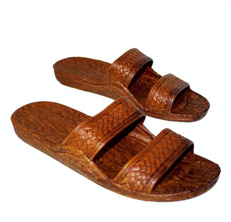 Brown Rubber Hawaiian Jesus Sandals, Pali Hawaii Classics | eBay