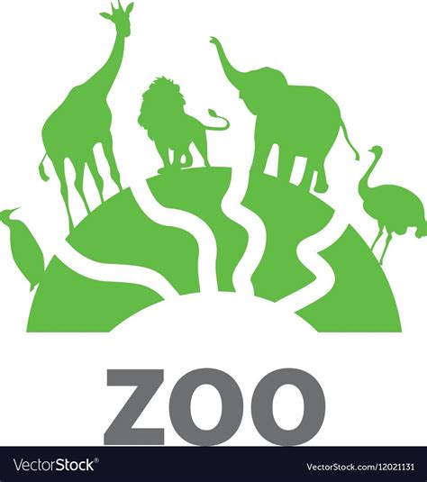 Logo zoo Royalty Free Vector Image - VectorStock , #Sponsored, #Royalty, #zoo, #Logo, #Free #AD ...