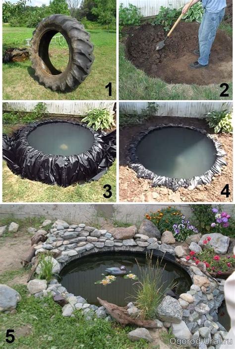 How to make a small diy pond from a tire for your garden – Artofit