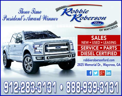 Robbie Roberson Ford - Automotive - Savannah - Waycross