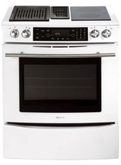 Jenn-Air's slide-in range offers cooktop grilling and downdraft ventilation | Slide in range ...