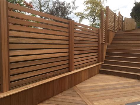 yellow balau 21 x 145mm decking and 19 x 90mm fencing | Hardwood decking, Cedar cladding, Balau ...