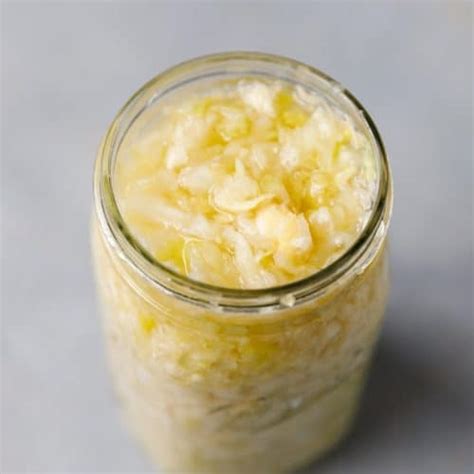 Easy Fermented Cabbage In A Jar - Cooking LSL