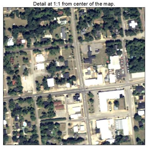 Aerial Photography Map of Ellaville, GA Georgia