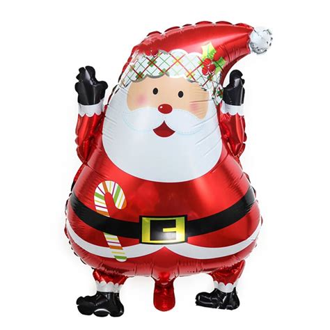 Christmas santa claus foil balloons kids inflatable classic toys balloon merry Christmas ...