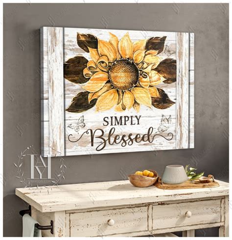 Sunflower Wood Wall Art Sunflower Decor Large Wall Art Sunflowers ...