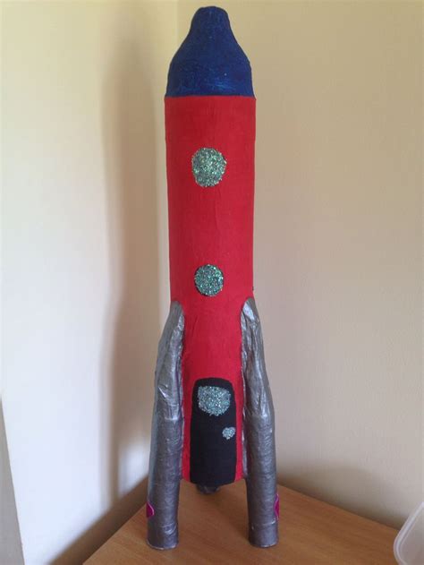 School project - holy redeemer paper mâché rocket! | Kids rooms | Pinterest | Rockets, School ...