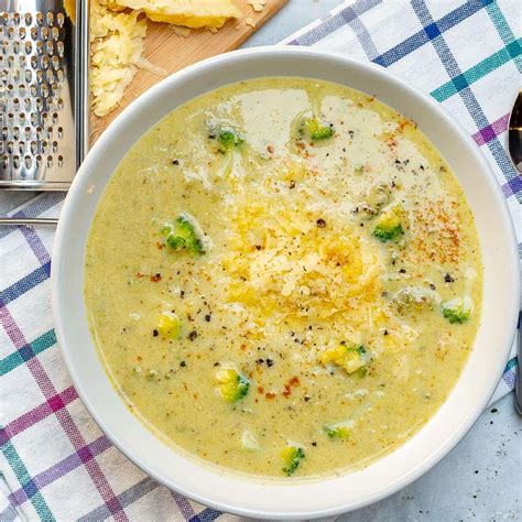 Simple Healthy Broccoli Cheddar Soup | Healthy Fitness Meals