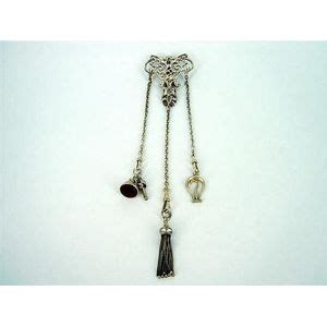 Antique sterling silver chatelaines and accessories - price guide and ...