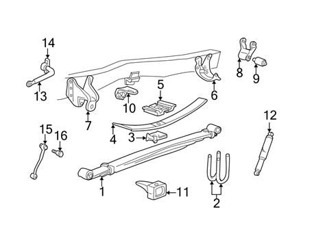 Ford F-550 Super Duty Leaf Spring Spacer. 4WD, 137, 142 wheelbase - 7C3Z5598B | Havre Ford, Havre MT